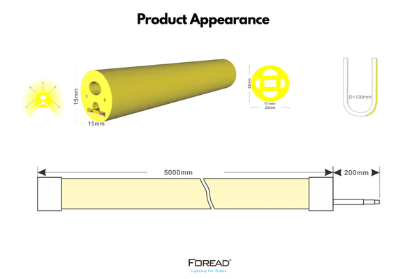 LED Flexible Neon Light Roll